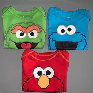 COPY - Sesame Street 1& Month Onesies